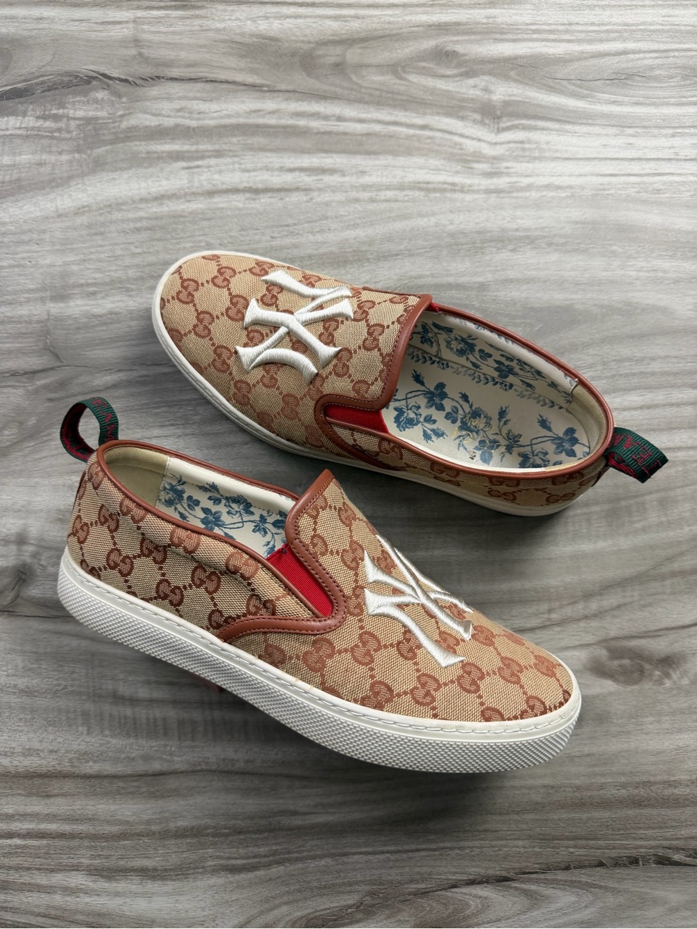 Gucci X MLB Yankee Slip On Size 8 US (UK 7) Men’s